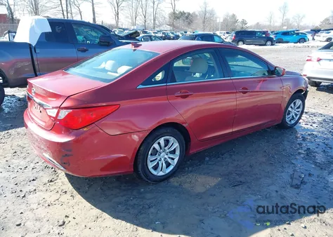 2013 Hyundai Sonata Gls z USA, uszkodzony, nr VIN 5NPEB4AC2DH533816